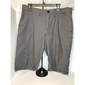 Avirex Vintage Shorts Mens striped Baggy Chino Tag Size 38
